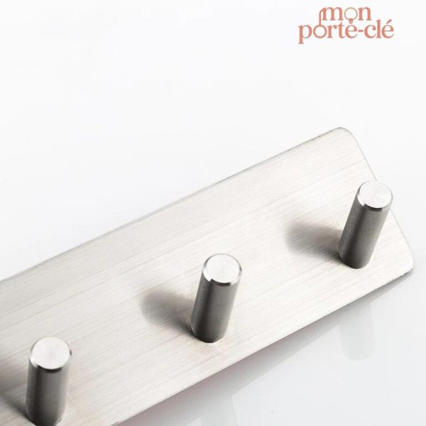 Porte-Clé mural élégant avec fixation adhésive