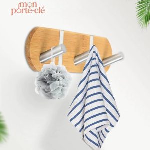 Crochet en Bois pour Organisation des Clés