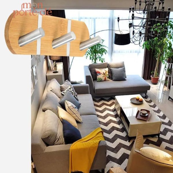 Porte-Clé en Bois - Solution de Rangement