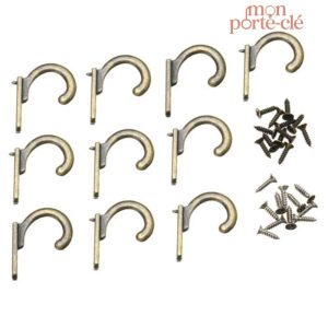 Crochet mural vintage pour porte-clés