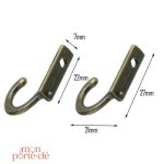 Porte-clé mural avec design vintage