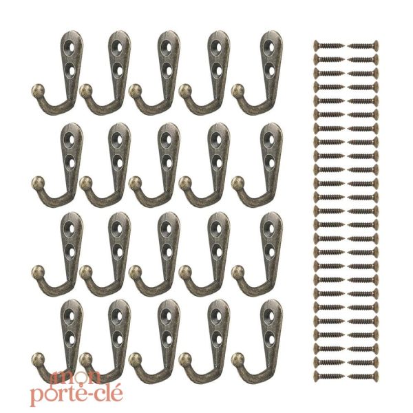 Crochet mural pour clés design