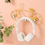 Accroche-clés mural vélo en métal élégant
