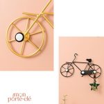 Porte-clé mural vélo pour une déco moderne