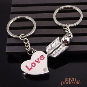 Porte-Clé Cupidon pour couple