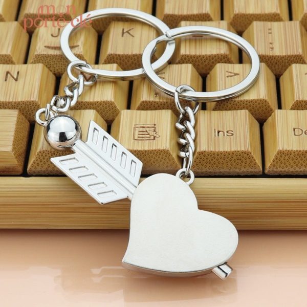 Porte-Clé romantique avec motif Cupidon