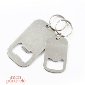 Porte-Clé Décapsuleur Minimal Acier