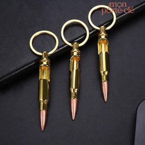 Porte-clé pratique avec fonction décapsuleur en acier