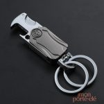 Porte-Clé Décapsuleur Rotatif en Acier