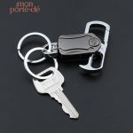 Porte-Clé Rotatif avec Fonction Décapsuleur