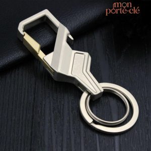 Porte-clé décapsuleur bière en acier