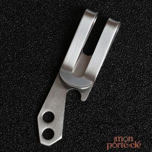 Porte-Clé Décapsuleur L'Attache-Ceinture en acier