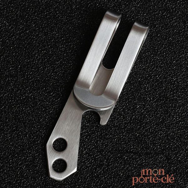 Porte-Clé Décapsuleur L'Attache-Ceinture en acier