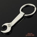 Porte-clé décapsuleur La Clé à Molette en acier