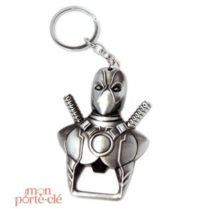 Porte-clé décapsuleur DeadPool en acier
