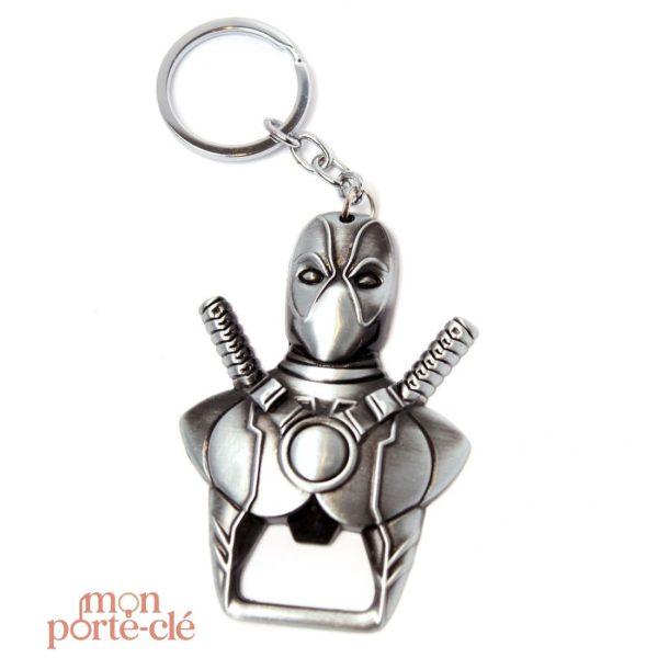 Porte-clé décapsuleur DeadPool en acier