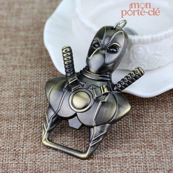 Porte-clé acier DeadPool, indispensable pour les fans