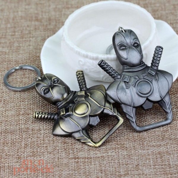 Décapsuleur fun DeadPool, porte-clé original