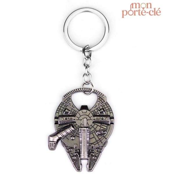 Porte-clé décapsuleur Faucon Millenium en acier
