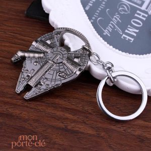 Décapsuleur en acier design Faucon Millenium