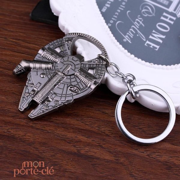 Décapsuleur en acier design Faucon Millenium