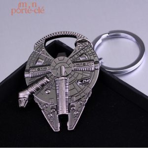 Porte-clé en acier avec fonction décapsuleur