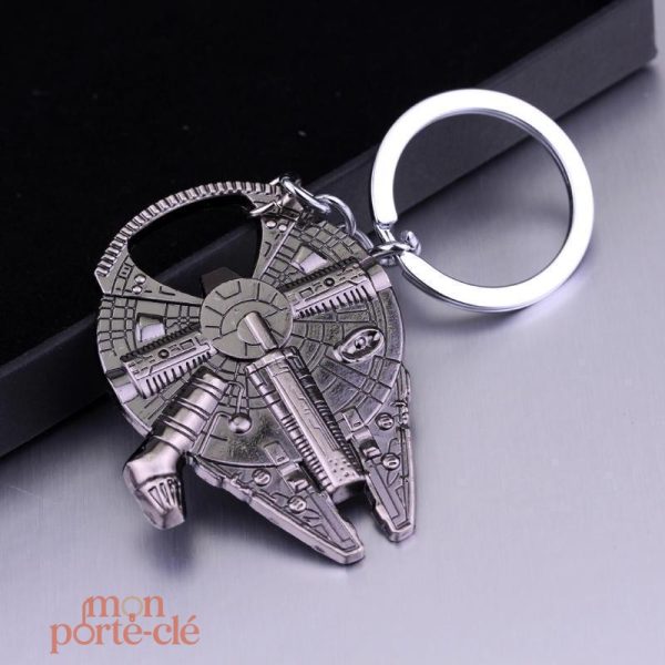 Porte-clé original Faucon Millenium en métal