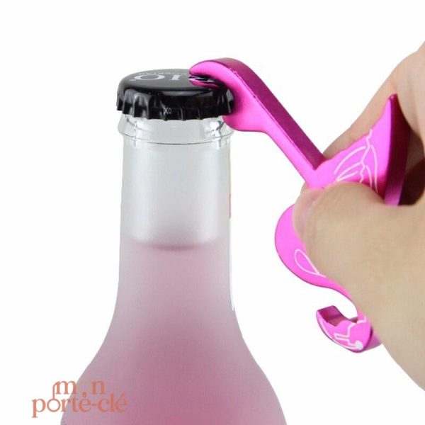 Décapsuleur pratique et stylé en forme de Flamand Rose