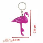 Porte-clé original en aluminium avec fonction décapsuleur