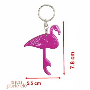 Porte-clé original en aluminium avec fonction décapsuleur