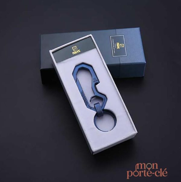 Accessoire en titane, porte-clé et décapsuleur