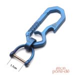 Accessoire porte-clé fonctionnel en titane