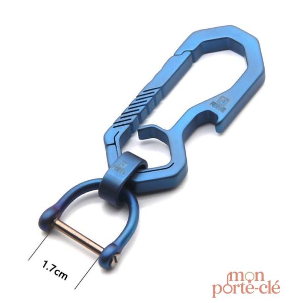 Accessoire porte-clé fonctionnel en titane