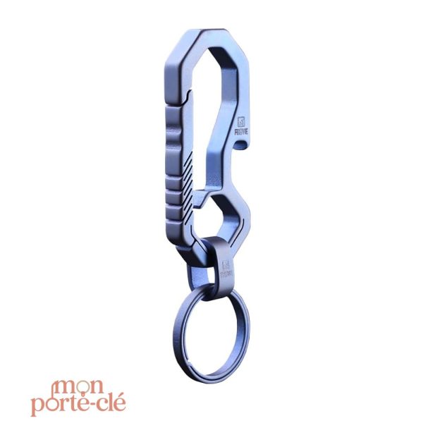 Porte-clé en titane avec fonction décapsuleur