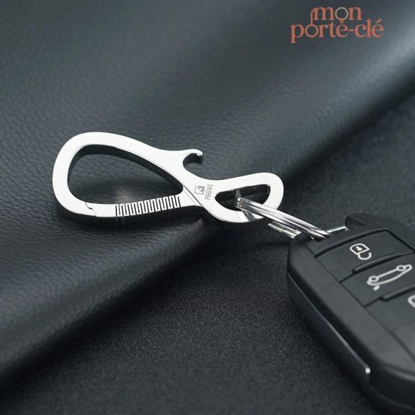 Porte-Clé pratique avec fonction décapsuleur intégrée