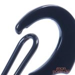 Accessoire porte-clé en acier noir