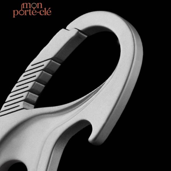 Porte-Clé en titane, accessoire élégant