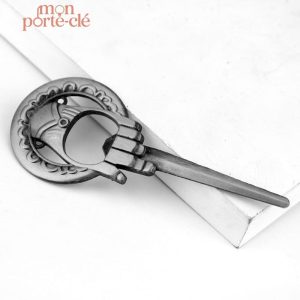 Accessoire de poche, porte-clé décapsuleur élégant