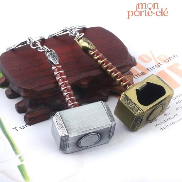 Porte-clé en acier au design unique