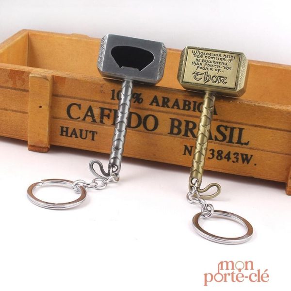 Accessoire de bar en porte-clé décapsuleur