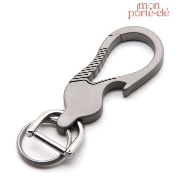 Porte-Clé Décapsuleur Métallique en Titane