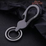 Porte-Clé multifonction en Titane, élégant et utile
