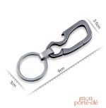Porte-clé décapsuleur Titanium Originals en titane - vue 2