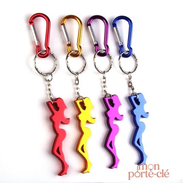 Décapsuleur pratique et élégant en forme de porte-clé