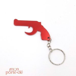 Porte-clé décapsuleur en aluminium - Le Pistolet