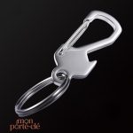 Porte-Clé Décapsuleur Épuré en Acier
