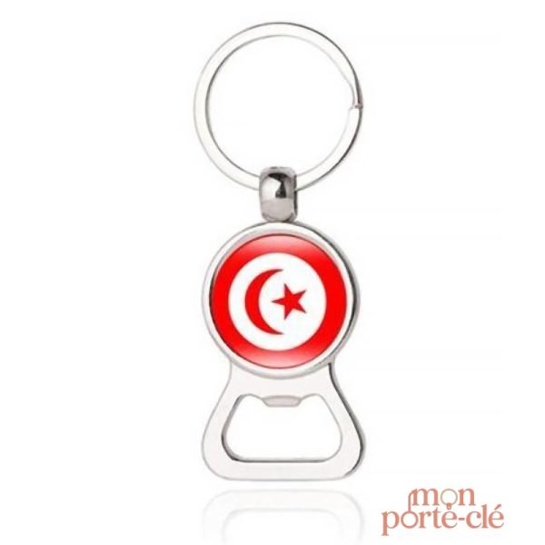 Porte-clé décapsuleur en acier Tunisie