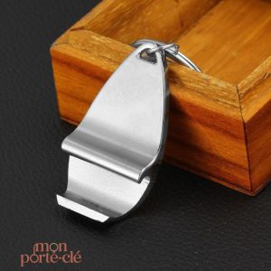 Décapsuleur design : porte-clé simple en acier