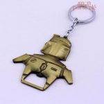 Porte-clé acier Star Wars, design Boba Fett
