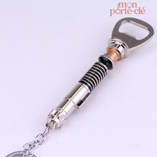 Porte-clé en forme de sabre laser, accessoire pratique
